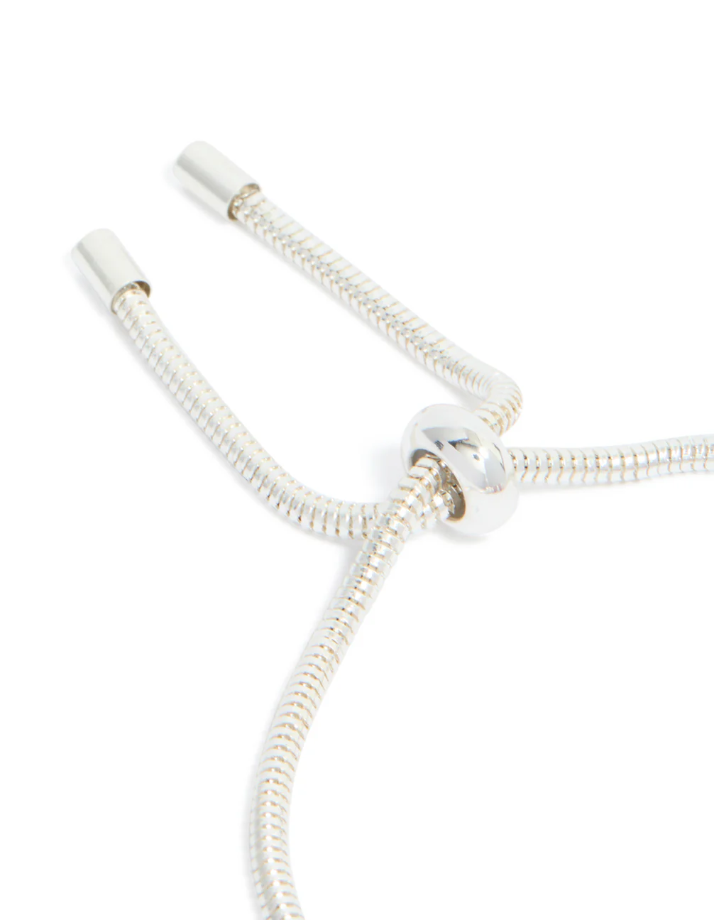 Silver Pink Bead & Butterfly Charm Toggle Bracelet - Image 5