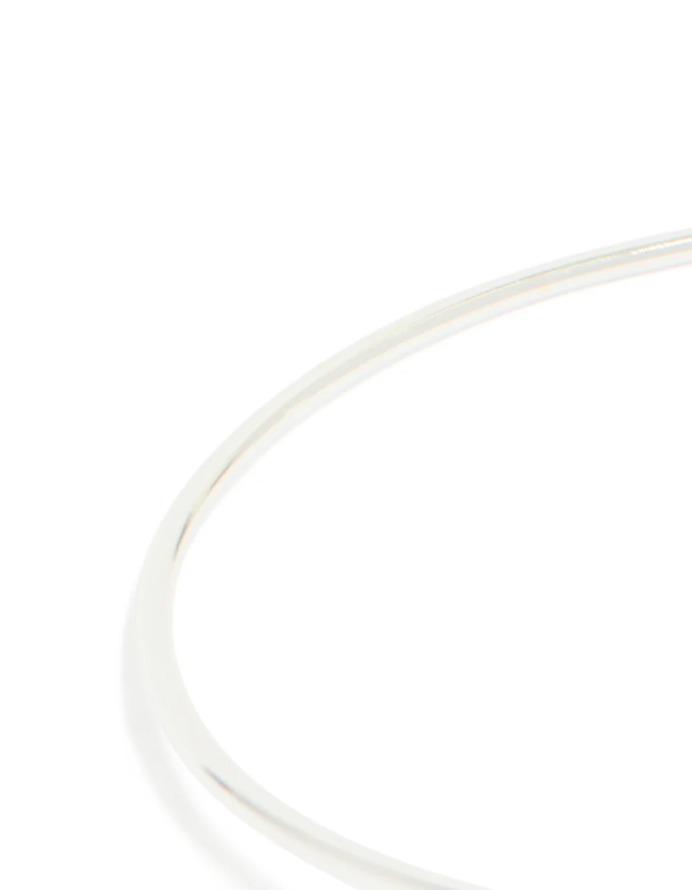 Silver Plated Cubic Zirconia Floating Wrap Around Bangle - Image 5