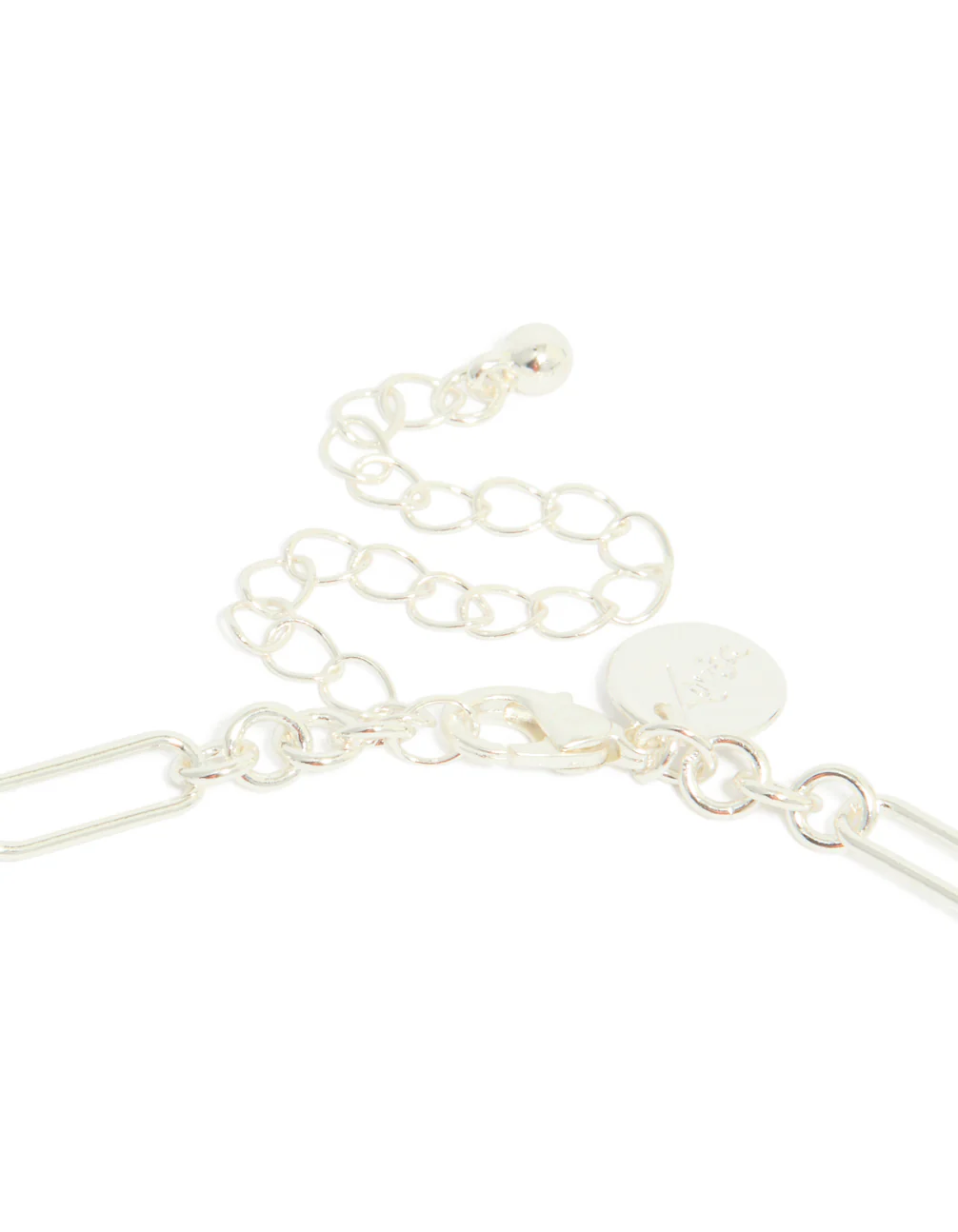 Silver Plated Long Figaro Chain Necklace - Image 5