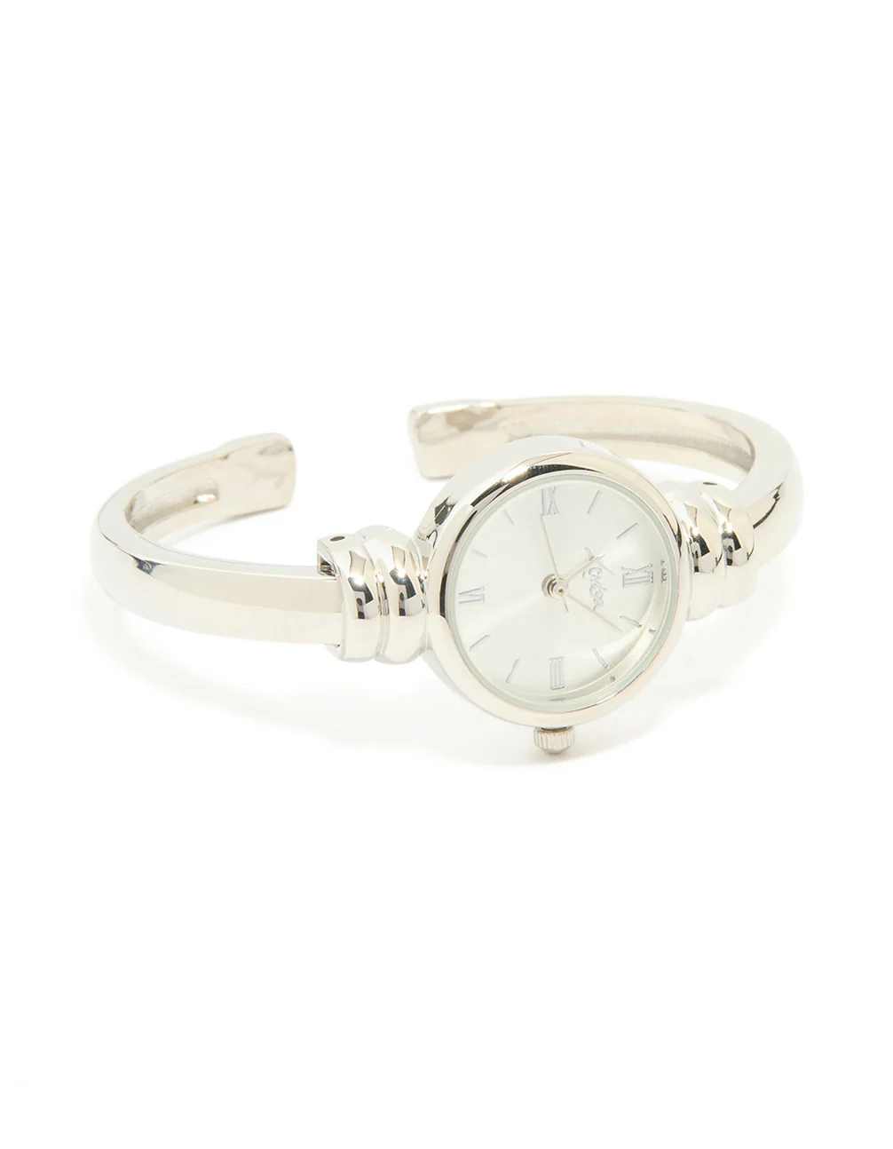 Silver Round Watch Bangle - Image 4