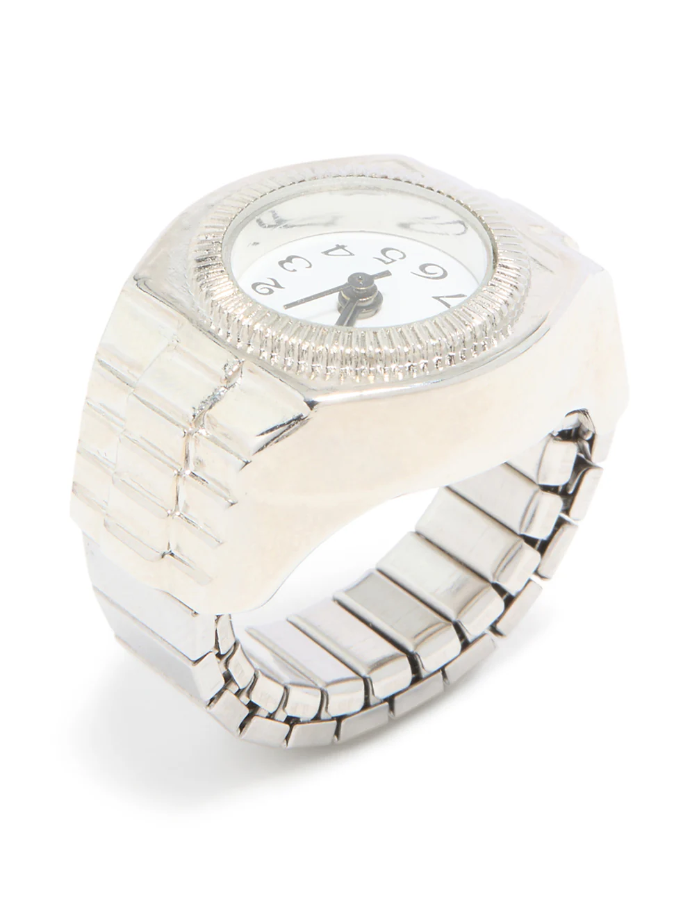 Silver Statement Watch Ring - Image 2