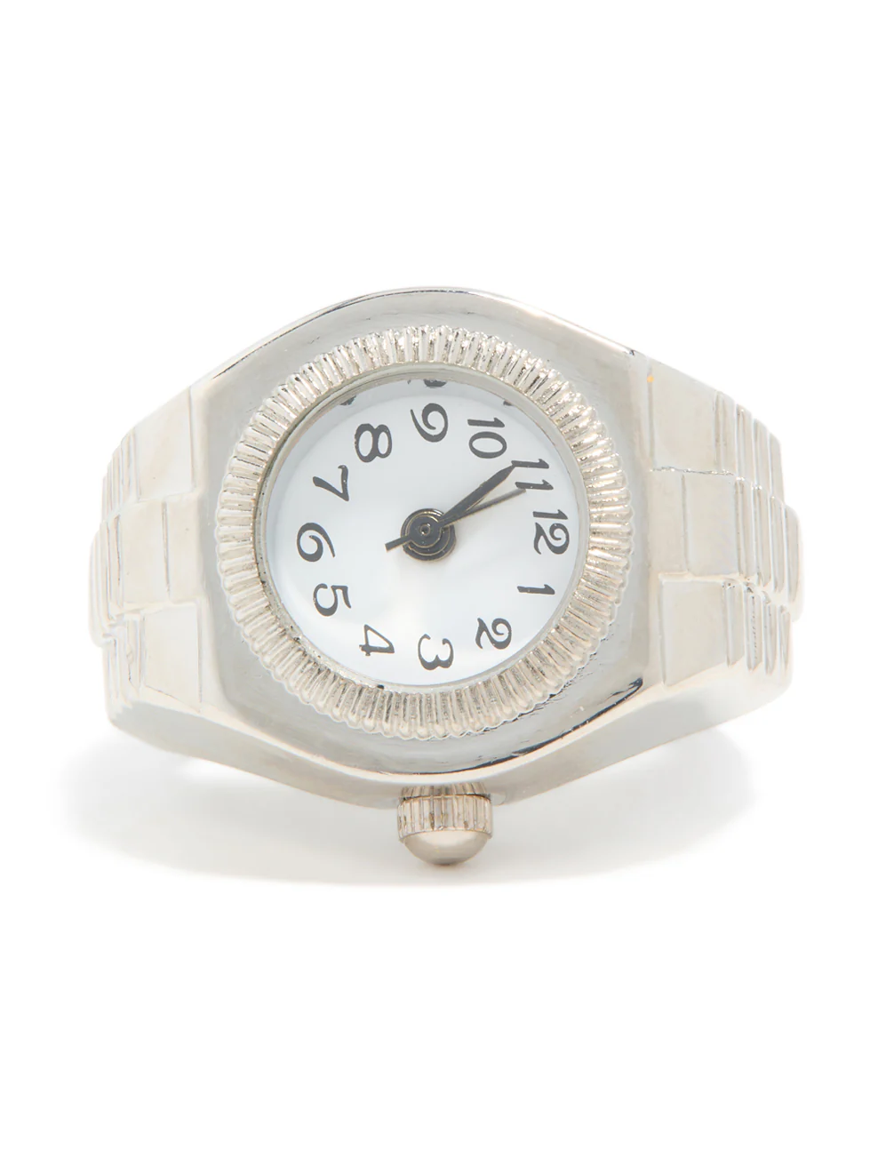 Silver Statement Watch Ring - Image 3