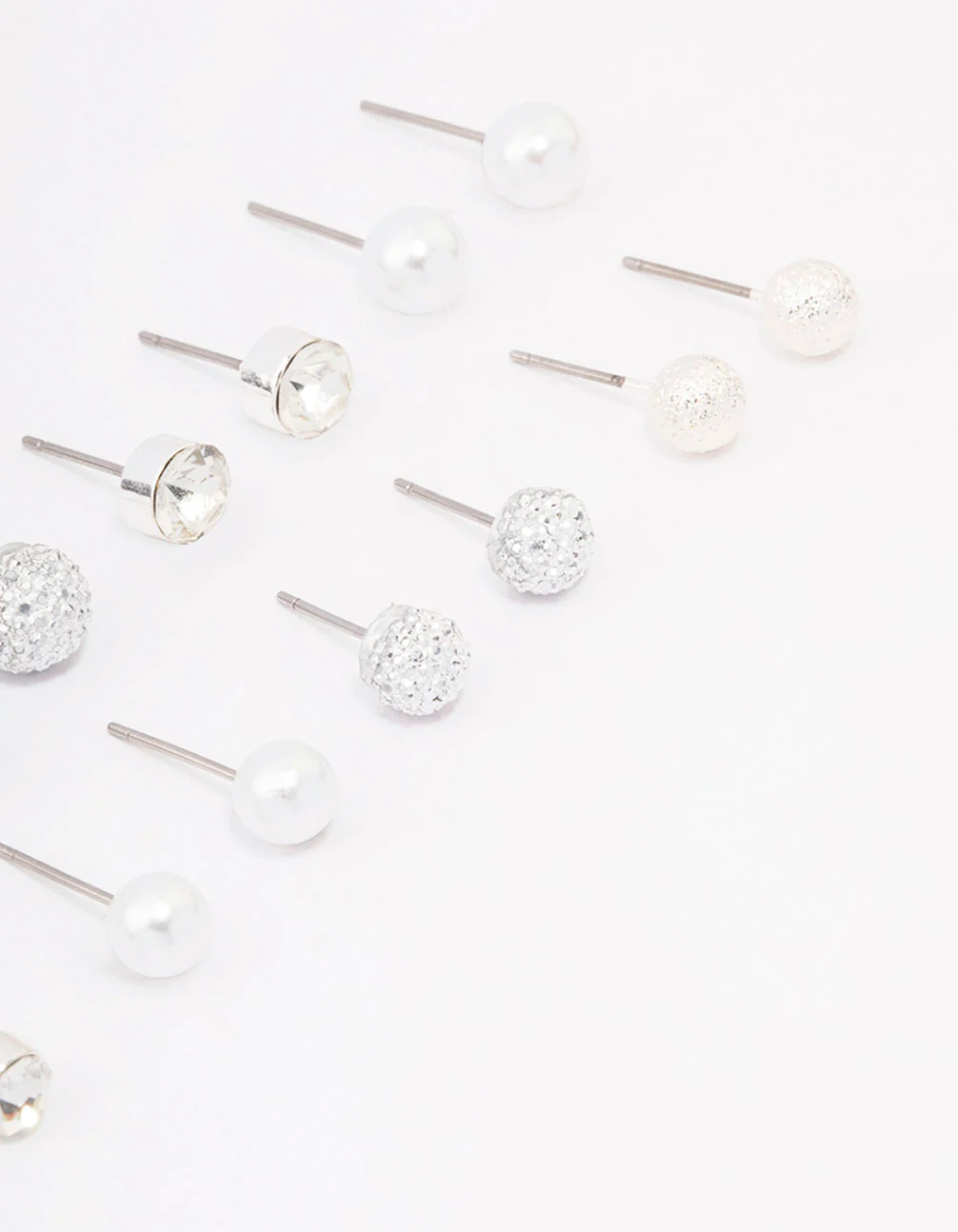 Silver Pearl Jelly Earring 8-Pack - Image 3