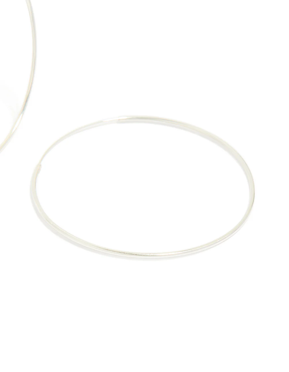 Sterling Silver 50Mm Hoop - Image 4