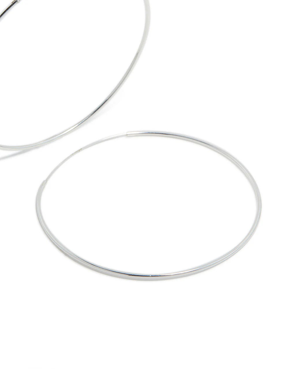 Sterling Silver Hoop Earrings - Image 3