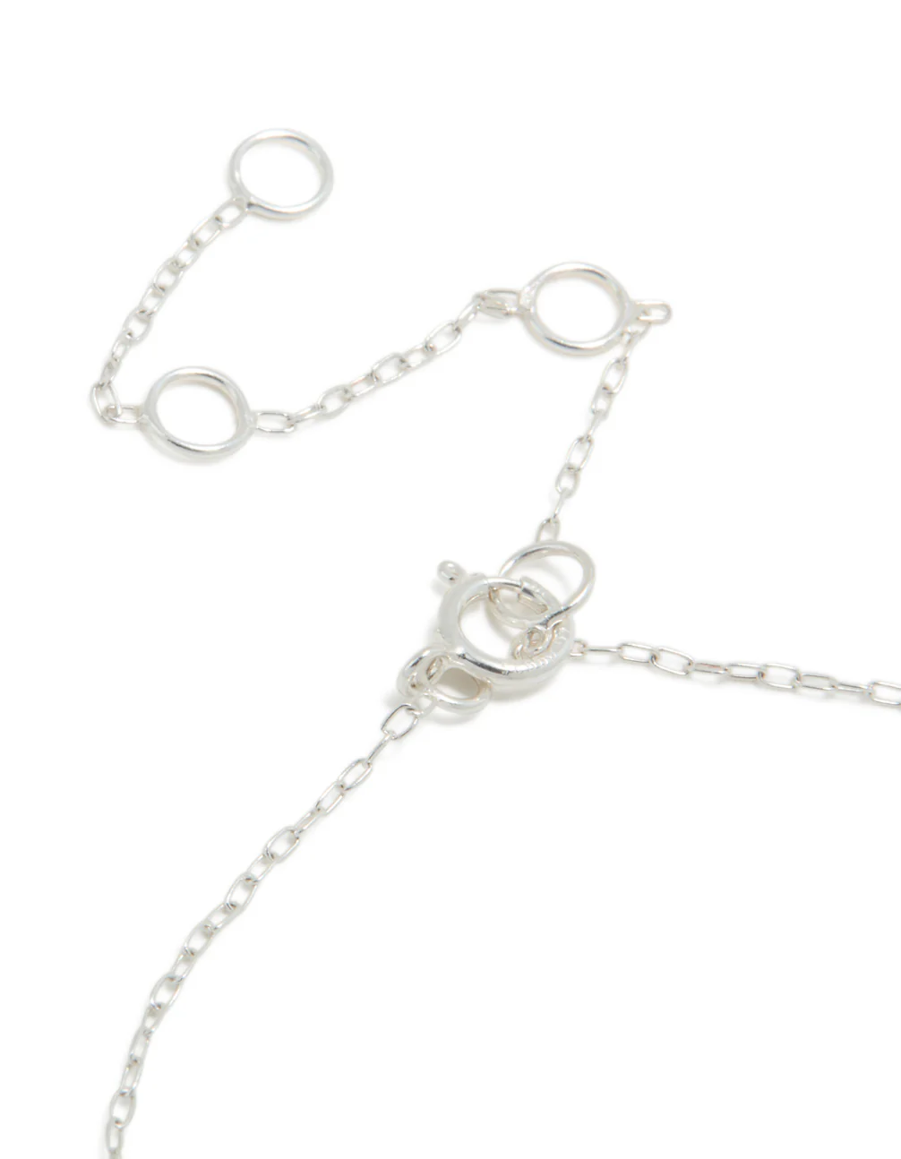 Sterling Silver Cubic Zirconia Yin & Yang Charm Bracelet - Image 5