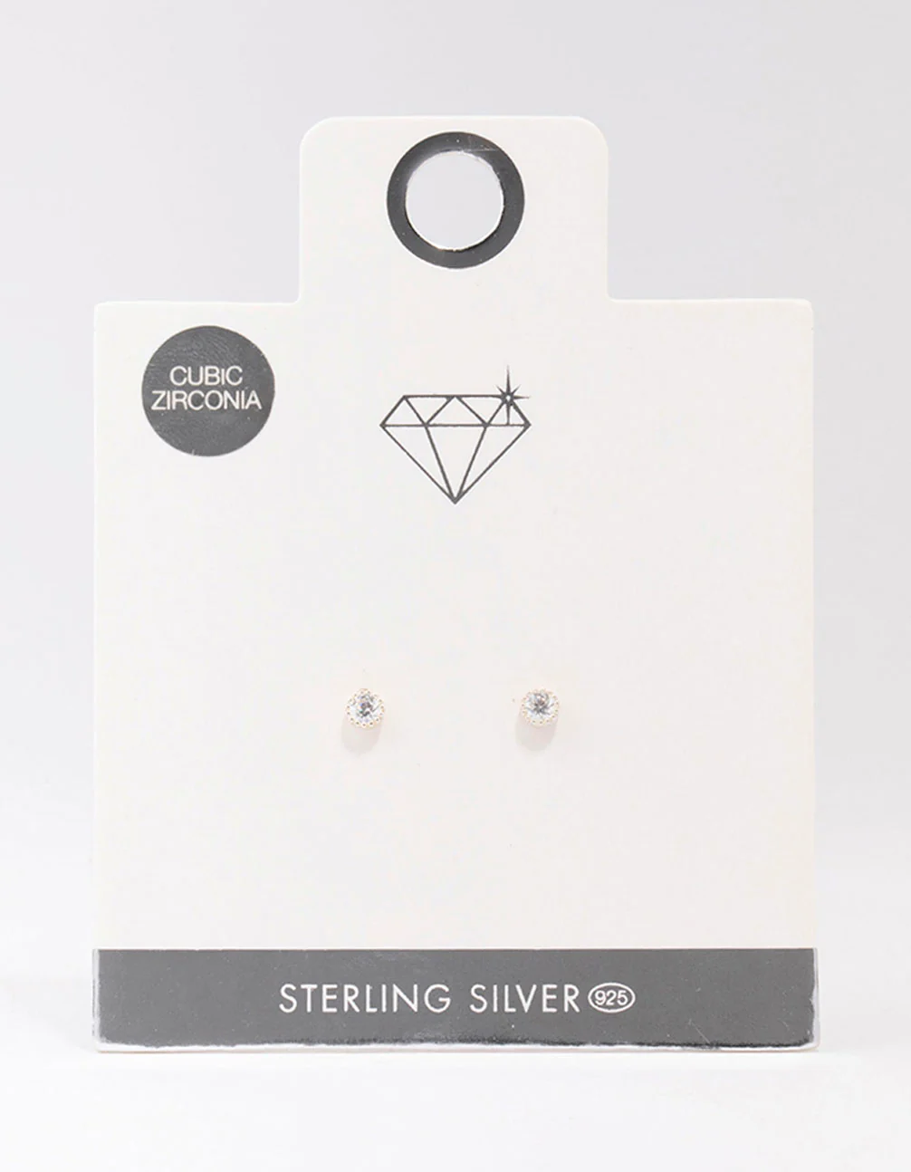 Sterling Silver Encased Round Stud Earrings - Image 2