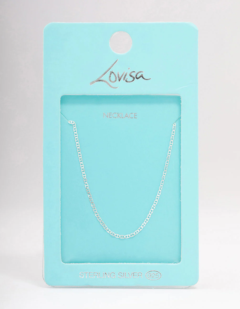 Sterling Silver Figaro Chain Necklace - Image 3