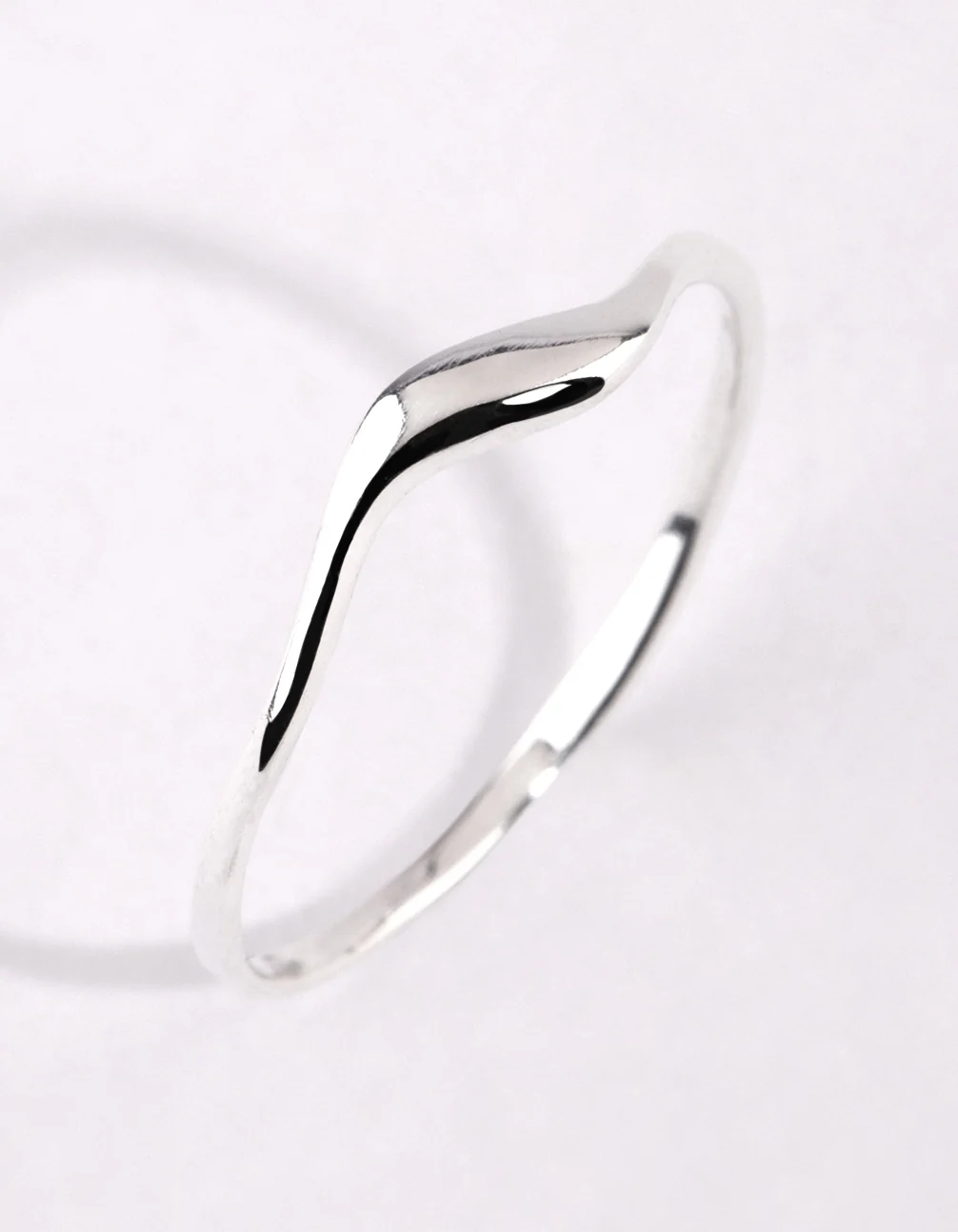 Sterling Silver Wave Ring - Image 3