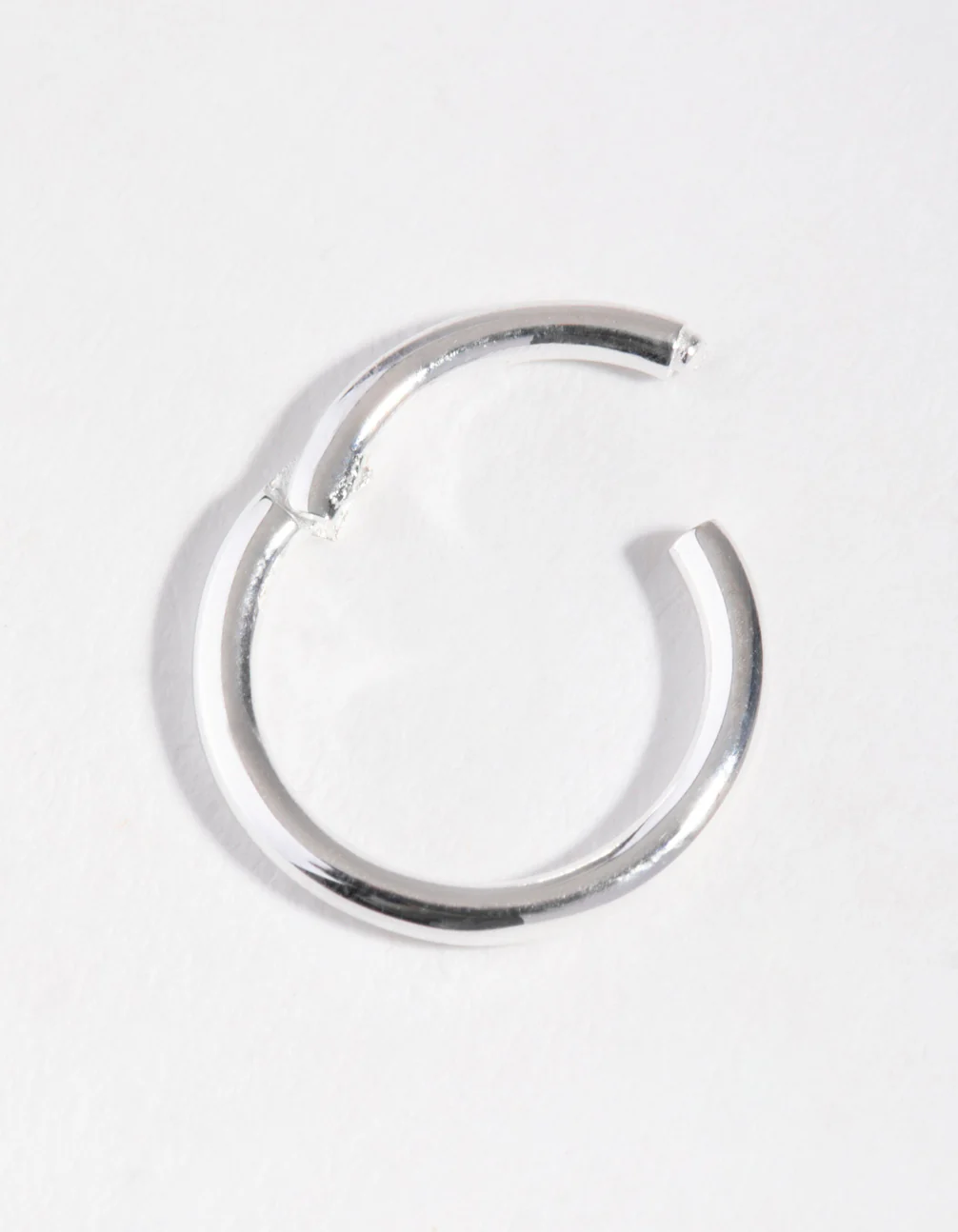 Sterling Silver 8mm Stud Polished Clicker - Image 2