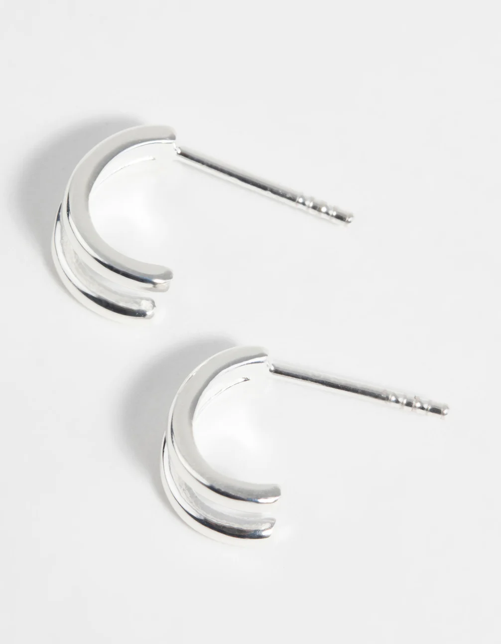 Sterling Silver Hoop Earrings - Image 3