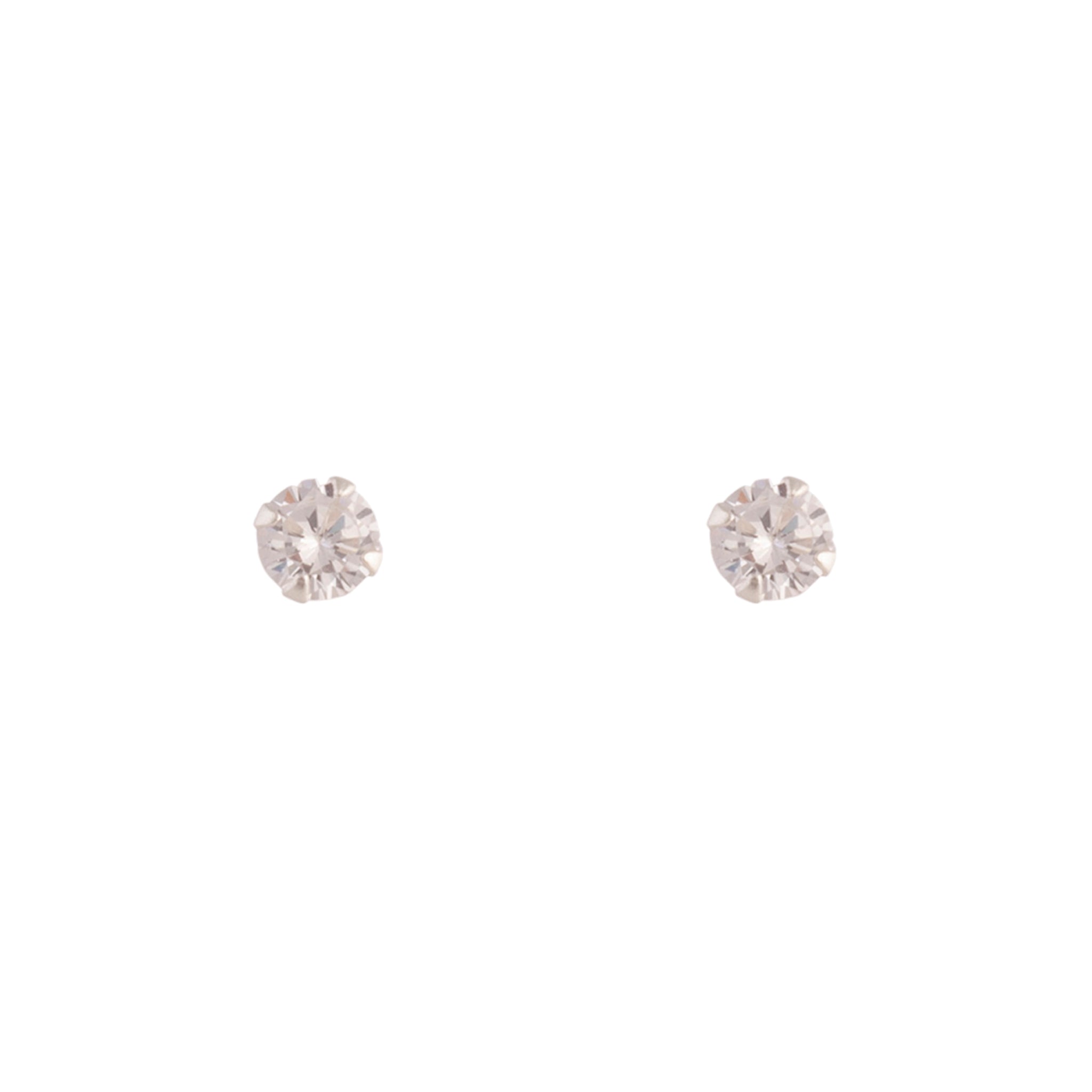 Sterling Silver Baby Carat Stud 2mm Earrings - Image 4