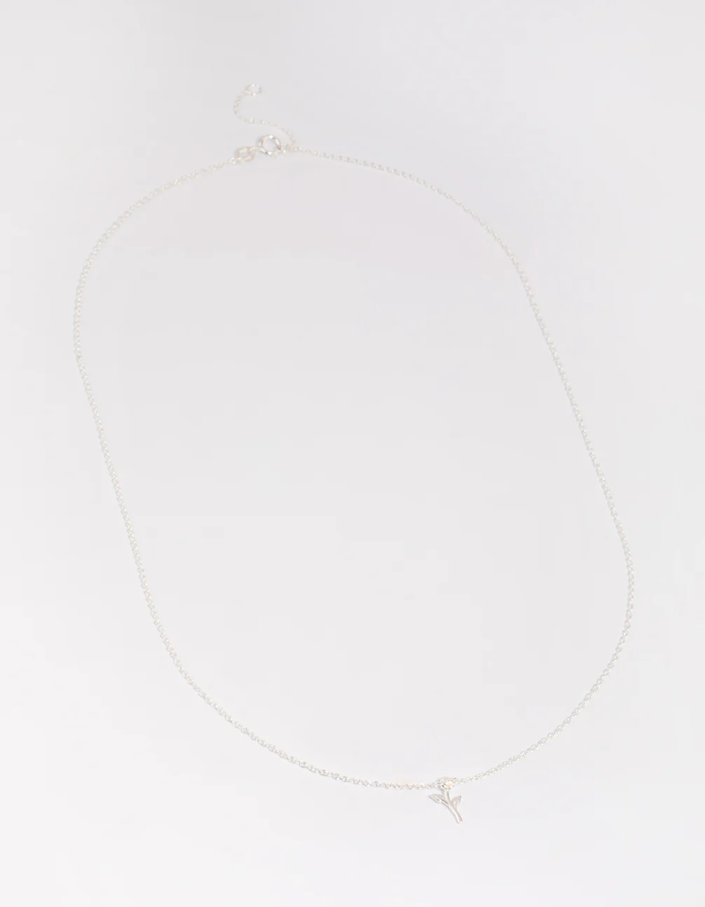 Sterling Silver Rose Necklace - Image 2