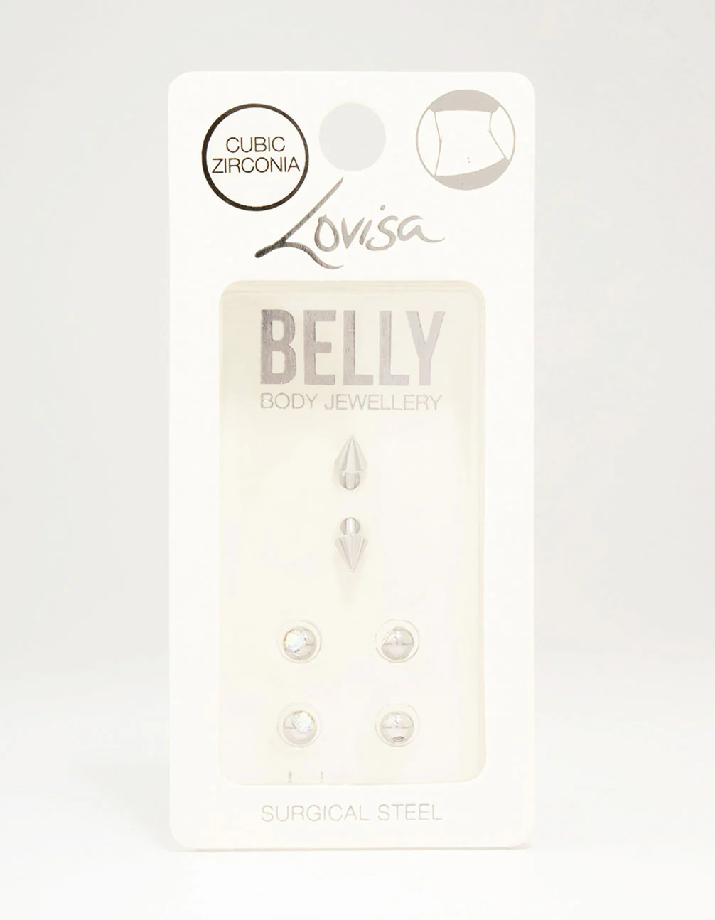Surgical Steel Arrow Interchangeable Belly Piercing Pack - Image 3