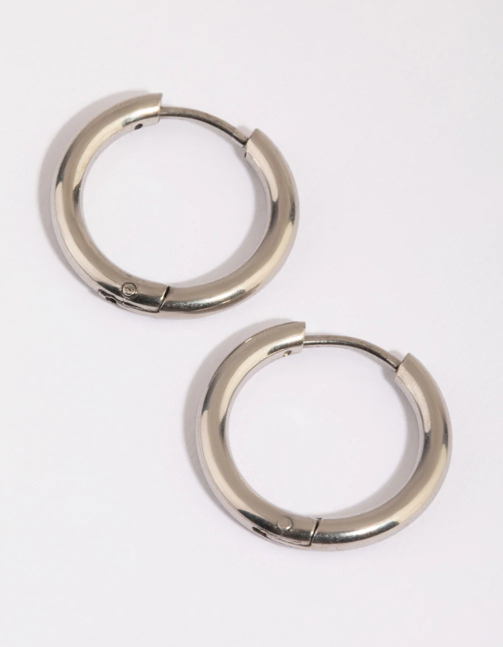 Surgical Steel Medium Huggie Hoop Earrings