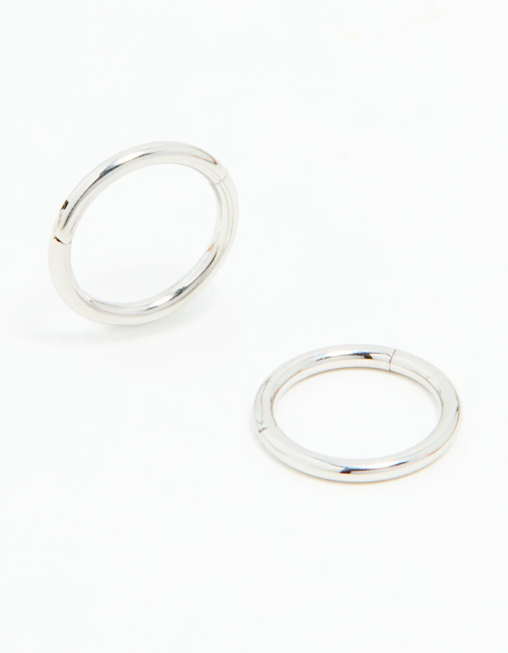 Surgical Steel Sleeper Earrings 7 MM - Image 2
