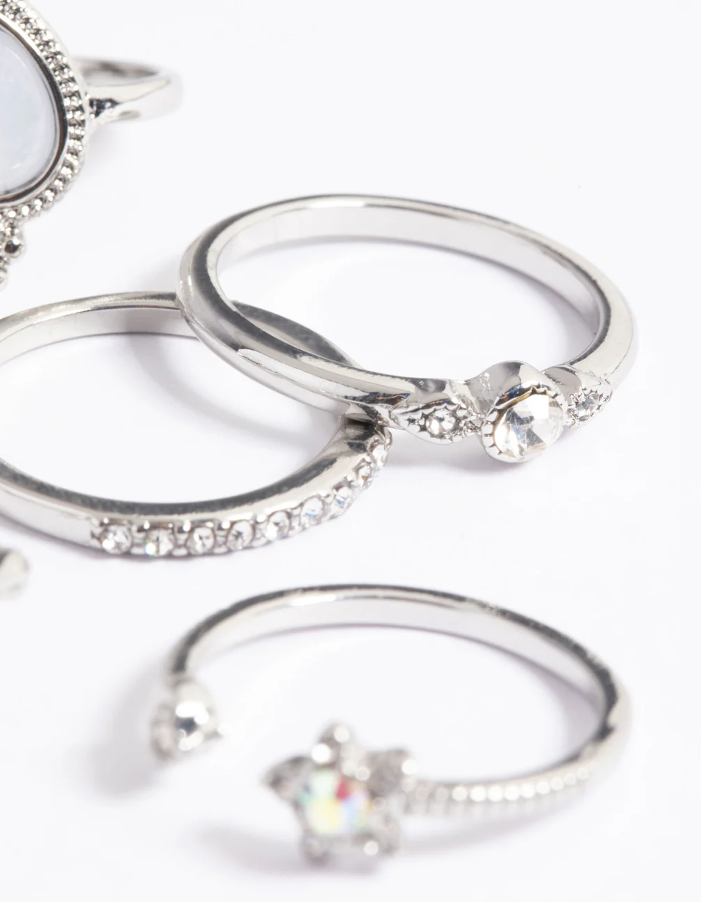 Silver Celestial Eye Ring Pack - Image 2
