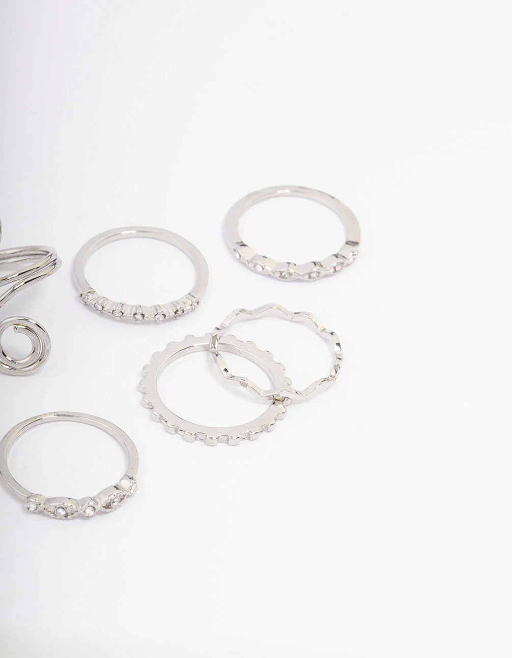 Silver Swirl Multi-Ring Pack - Image 3