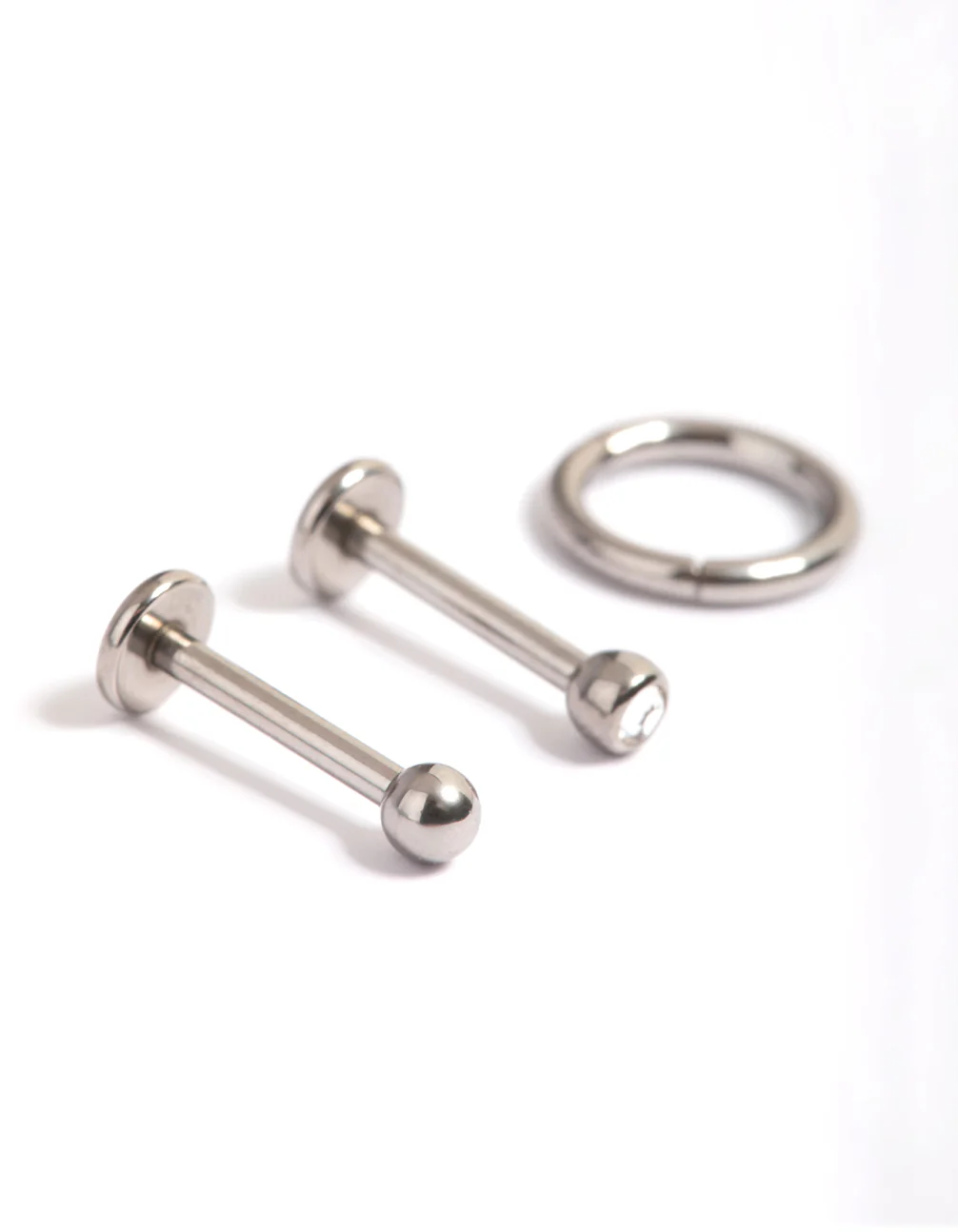 Titanium Ball & Click Earring Pack - Image 2