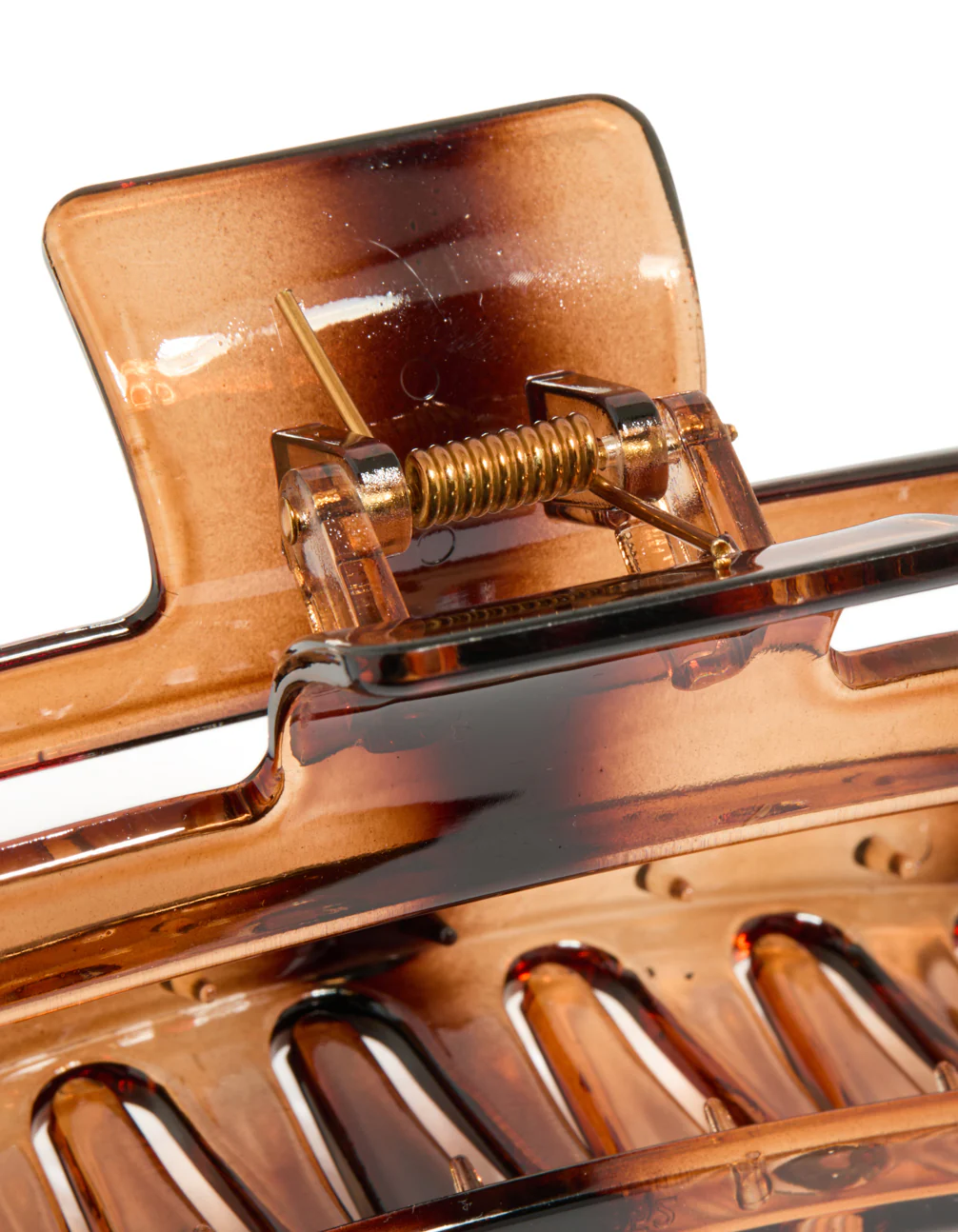 Tortoiseshell Shiny Claw Clip - Image 3