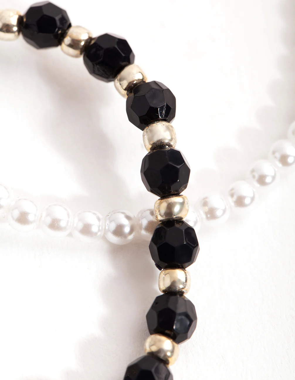 Bead Pearl Yin & Yang Pack Bracelet - Image 2