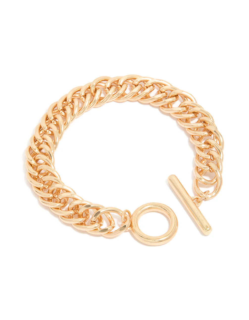 Gold Chain Link Bracelet - Image 2