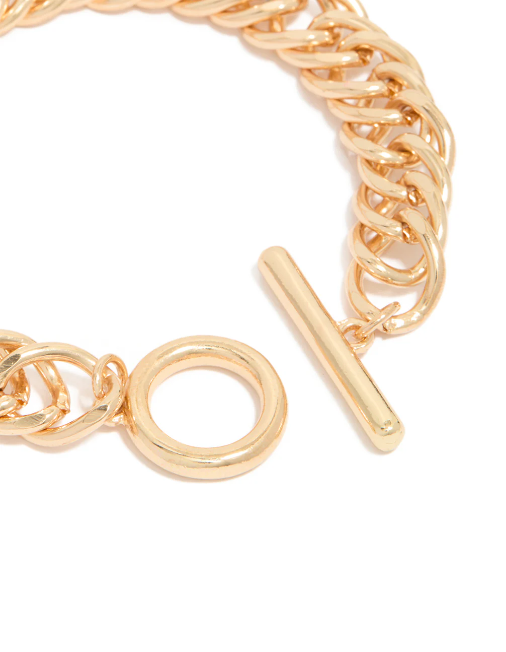 Gold Chain Link Bracelet - Image 4