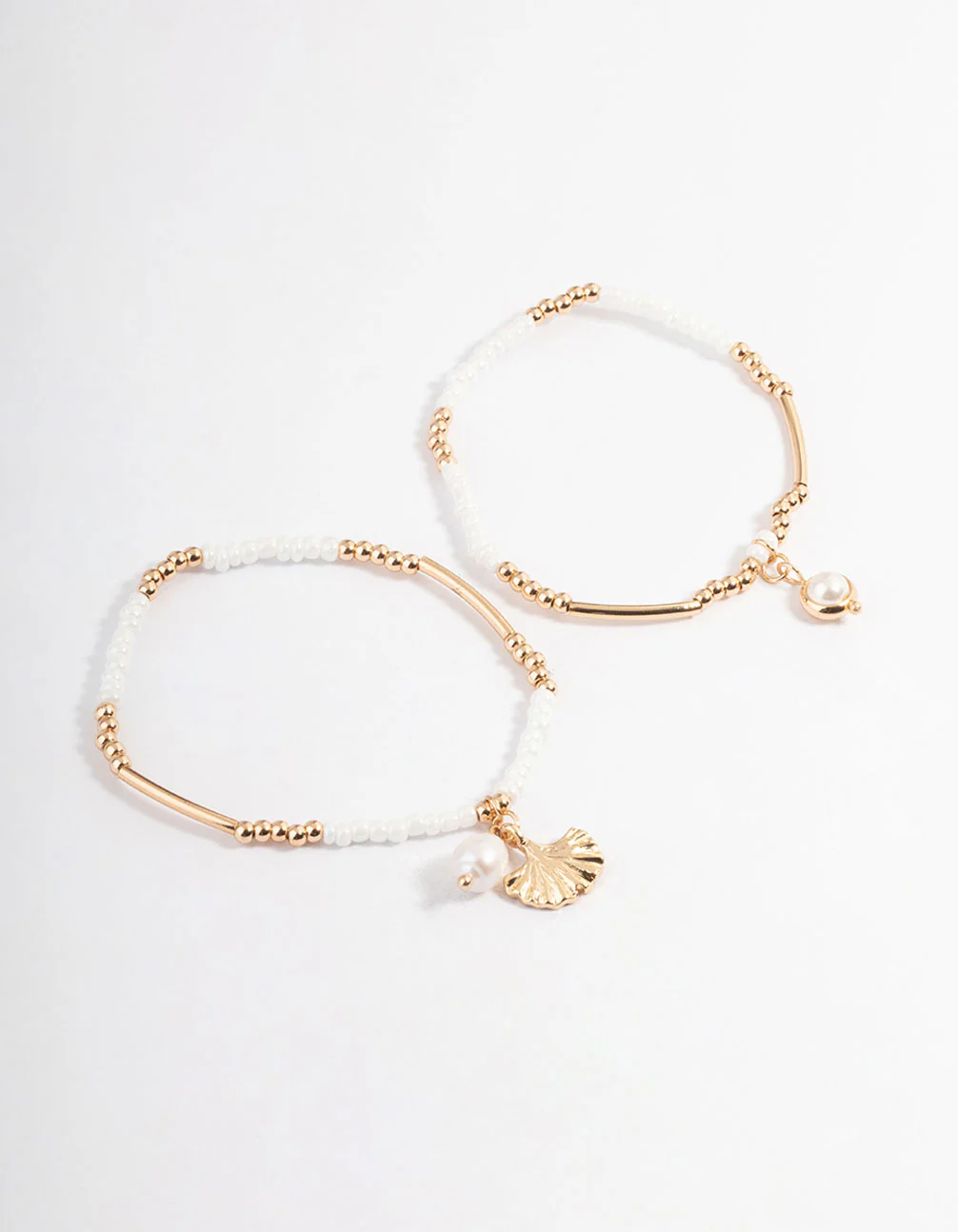 Gold Beachy Beaded Bracelet Pack - Image 3