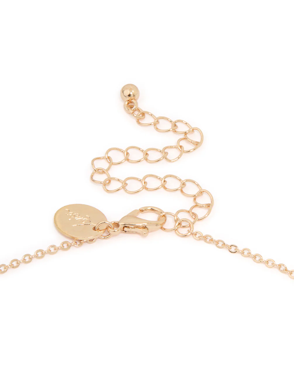 Gold Freshwater Pearl & Clam Pendant Necklace - Image 3