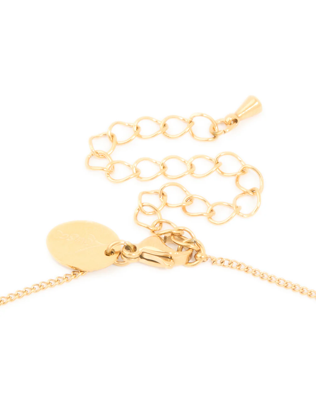 Waterproof Gold Plated Stainless Steel Cubic Zirconia Pavé Starfish Pendant Necklace - Image 5