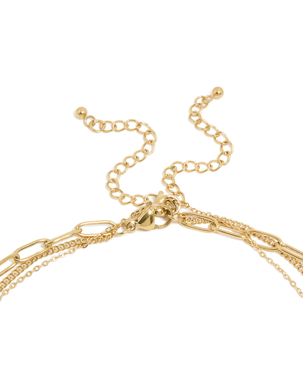 Waterproof Gold Plated Stainless Steel Evil Eye Necklaces 3- Pack - Image 3