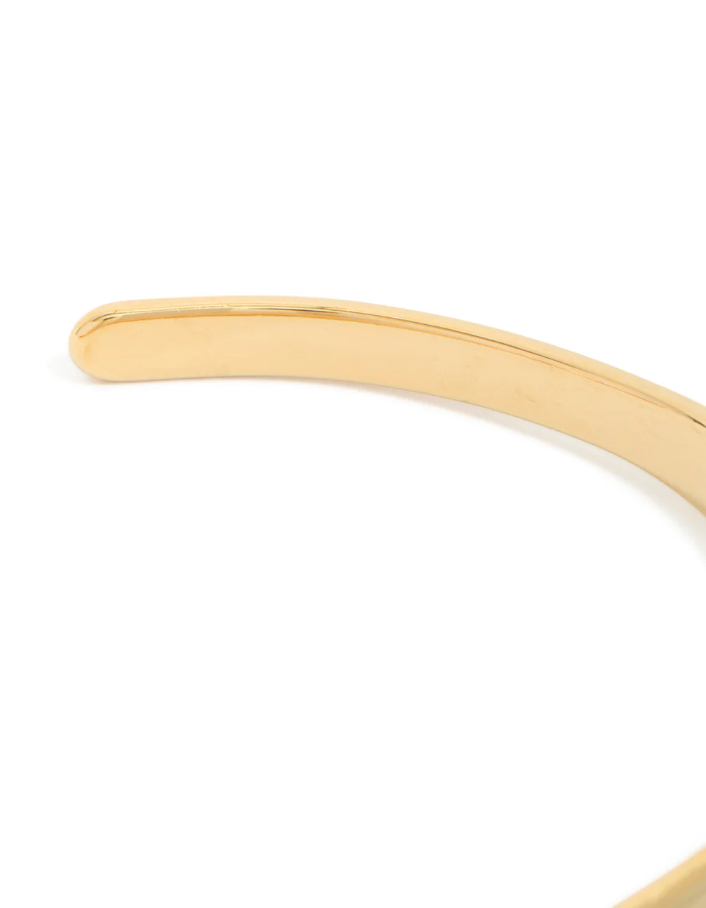 Waterproof Gold Plated Stainless Steel Thin Wrist Cuff - Image 5