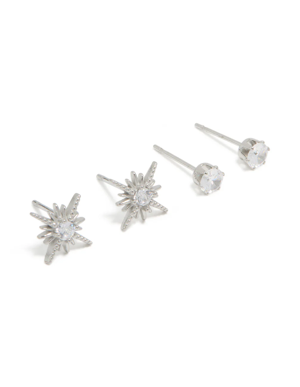 Waterproof Stainless Steel Celestial Stud Earrings Pack - Image 5
