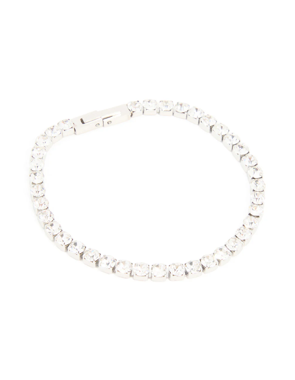 Waterproof Stainless Steel Cubic Zirconia Tennis Bracelet