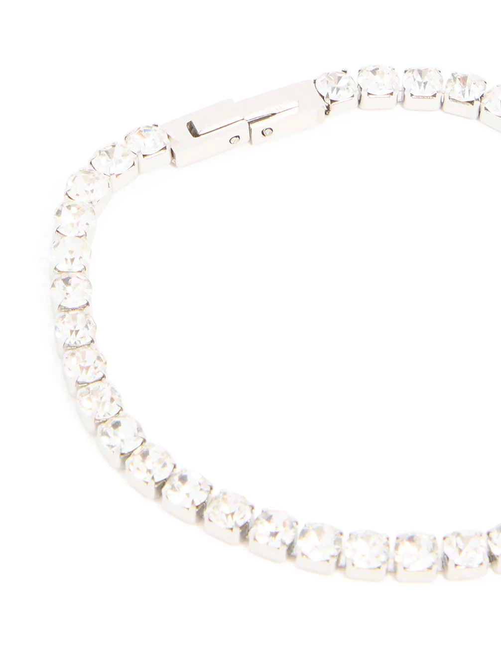 Waterproof Stainless Steel Cubic Zirconia Tennis Bracelet - Image 3