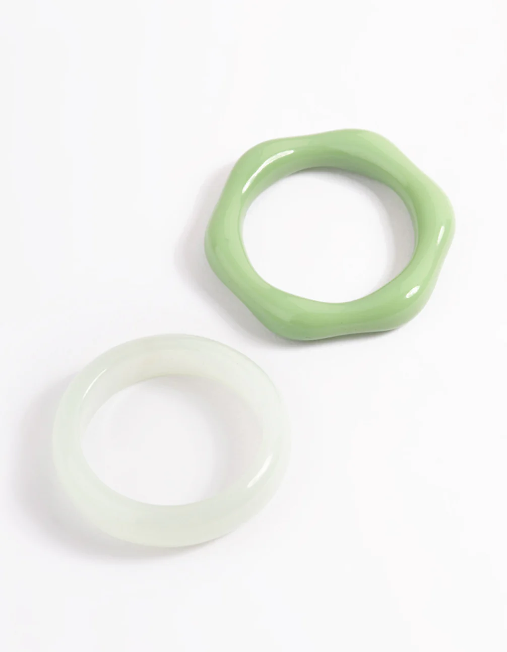 Worn Gold Acrylic Dome & Detail Ring Pack - Image 4