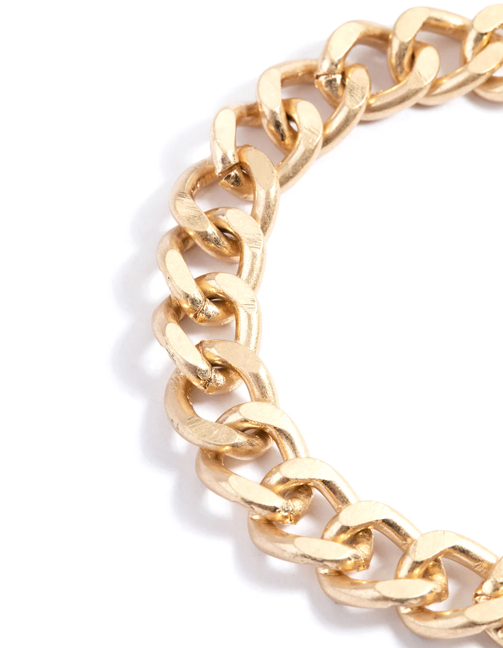 Worn Gold Chain Semi-Precious Stone Bracelet - Image 3