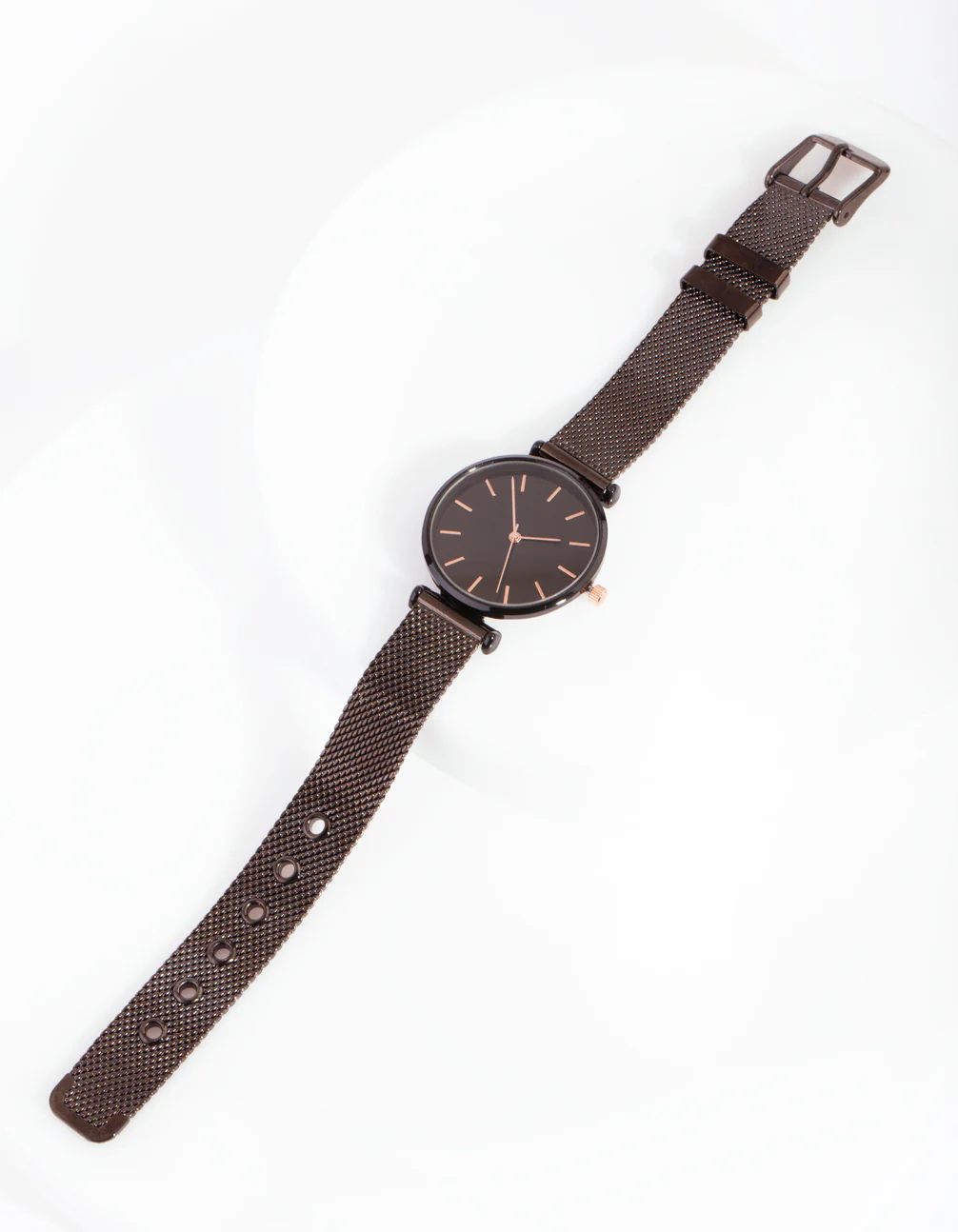 Black Mesh Watch - Image 2