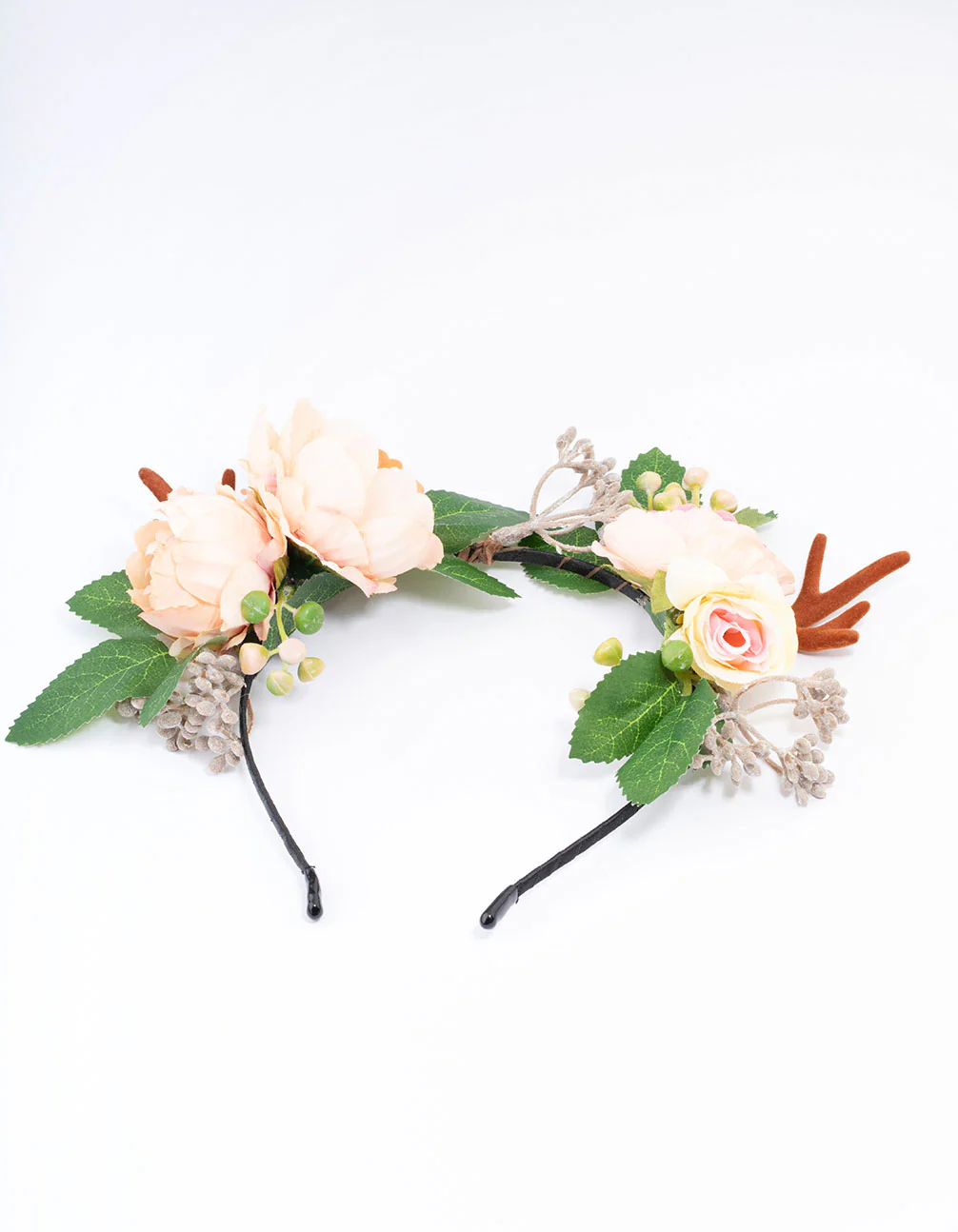 Mixed Flower Horn Detailed Headband - Image 3