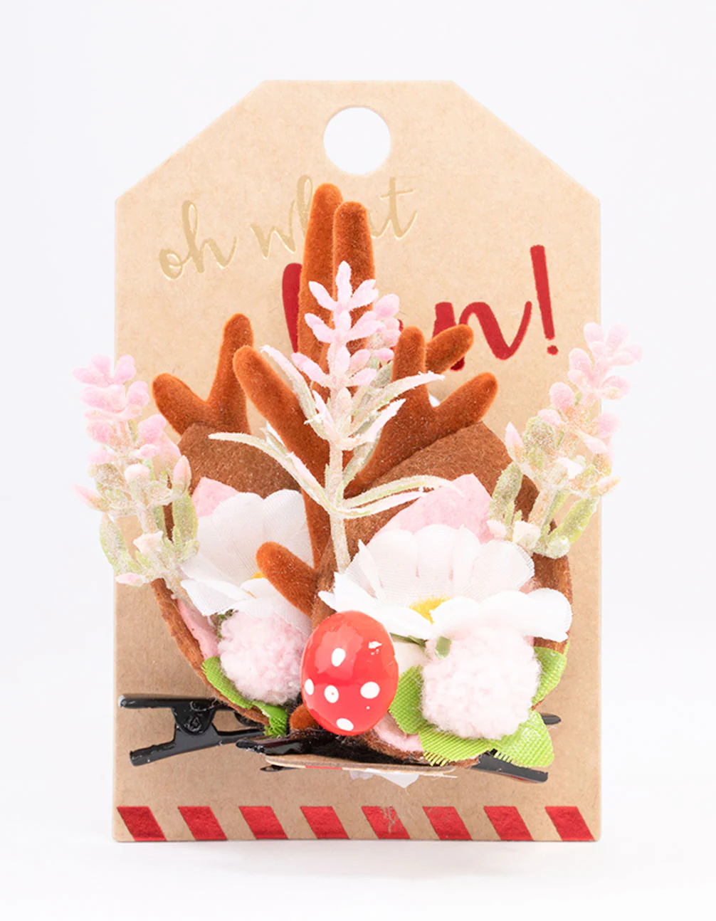 Mixed Reindeer Ears Hair Clips - Image 3